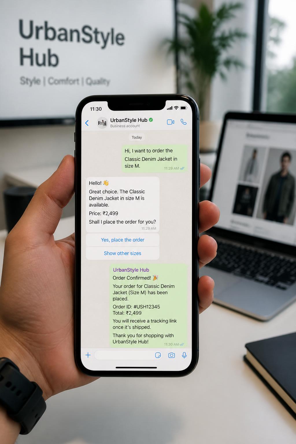 WhatsApp integrado ao CS Gestão